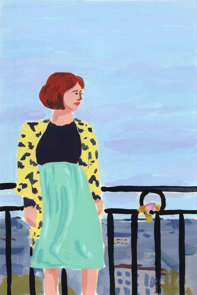 Memories of Paris - Melissa Martin - Illustrator & Artist, painting in acrylic gouache Memories of Paris - Melissa Martin - Illustrator & Artist, painting in acrylic gouache
